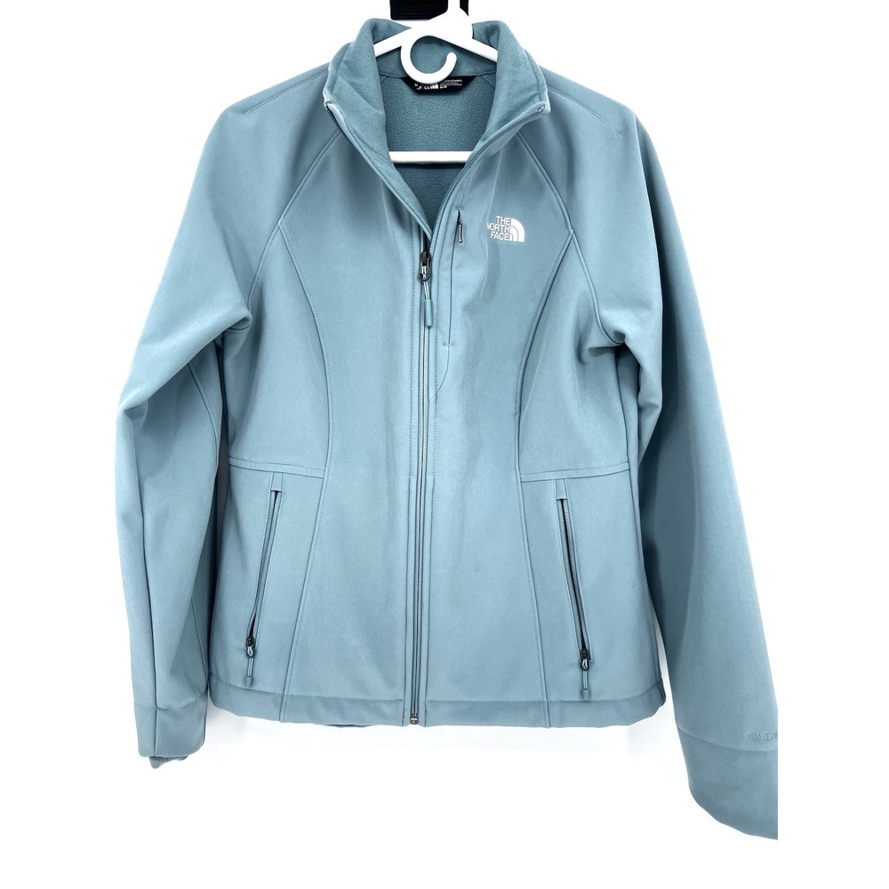 The North Face Women's Mint Green Medium Apex Barrier Soft Shell Jacket Windwall